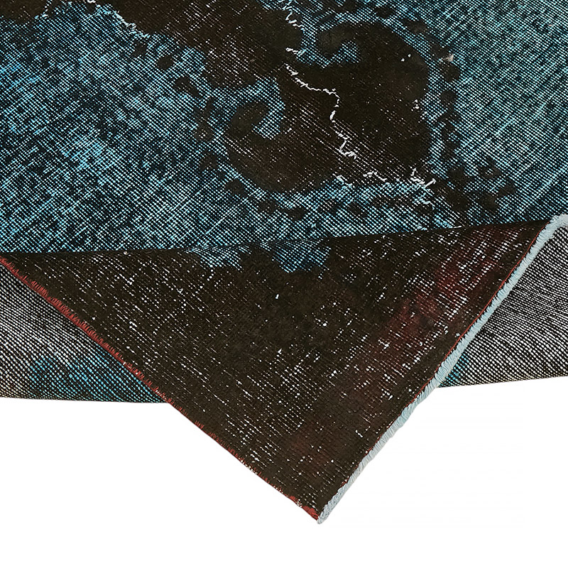 Alfombra Tallada a Mano Sobre Teñida - 151 cm x 255 cm - K0080822