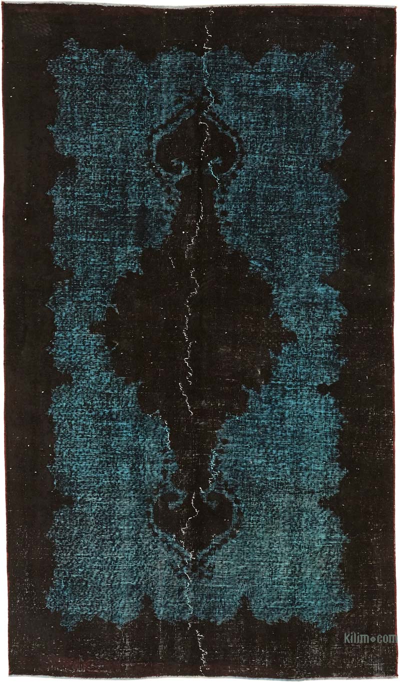 Alfombra Tallada a Mano Sobre Teñida - 151 cm x 255 cm - K0080822