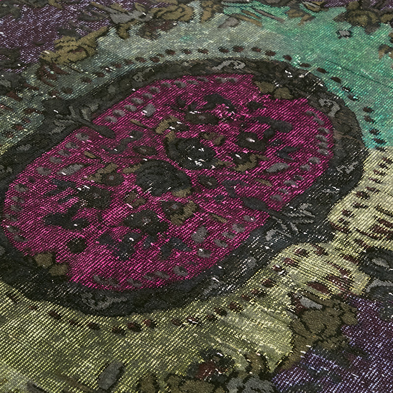Alfombra Tallada a Mano Sobre Teñida - 183 cm x 295 cm - K0080823