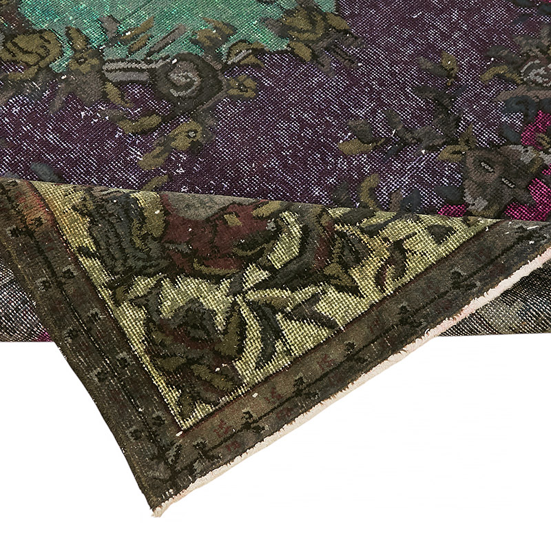 Alfombra Tallada a Mano Sobre Teñida - 183 cm x 295 cm - K0080823
