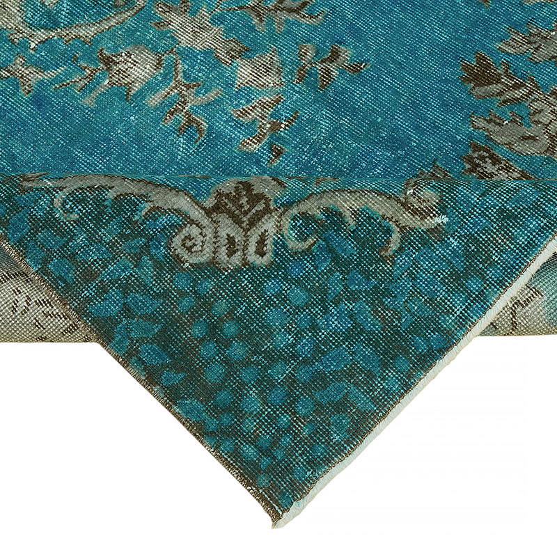 Alfombra Tallada a Mano Sobre Teñida - 147 cm x 262 cm - K0080825