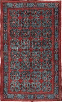 El Oyması Boyalı Halı - 188 cm x 316 cm