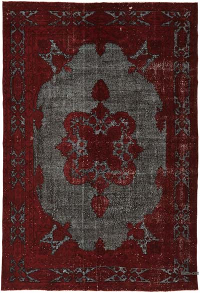 El Oyması Boyalı Halı - 215 cm x 320 cm