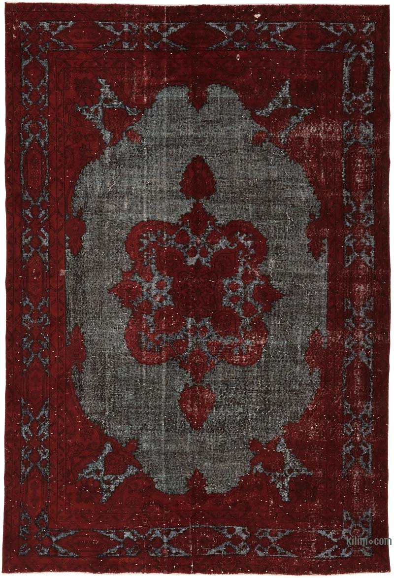 Alfombra Tallada a Mano Sobre Teñida - 215 cm x 320 cm - K0080830