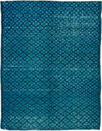 Alfombra Tallada a Mano Sobre Teñida - 210 cm x 268 cm
