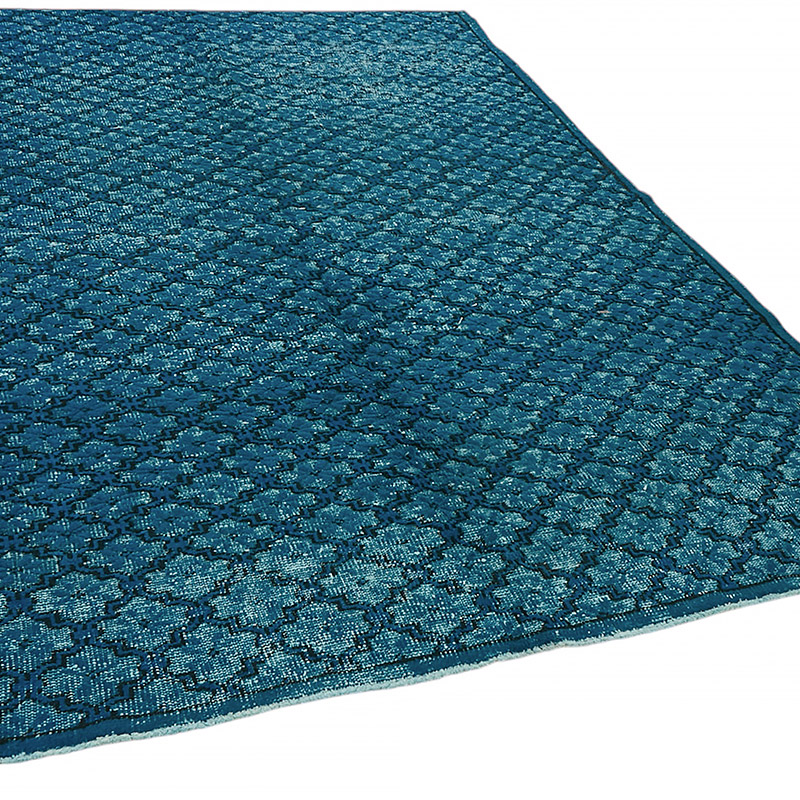 Hand Carved Over-Dyed Rug - 6' 11" x 8' 10" (83" x 106") - K0080831