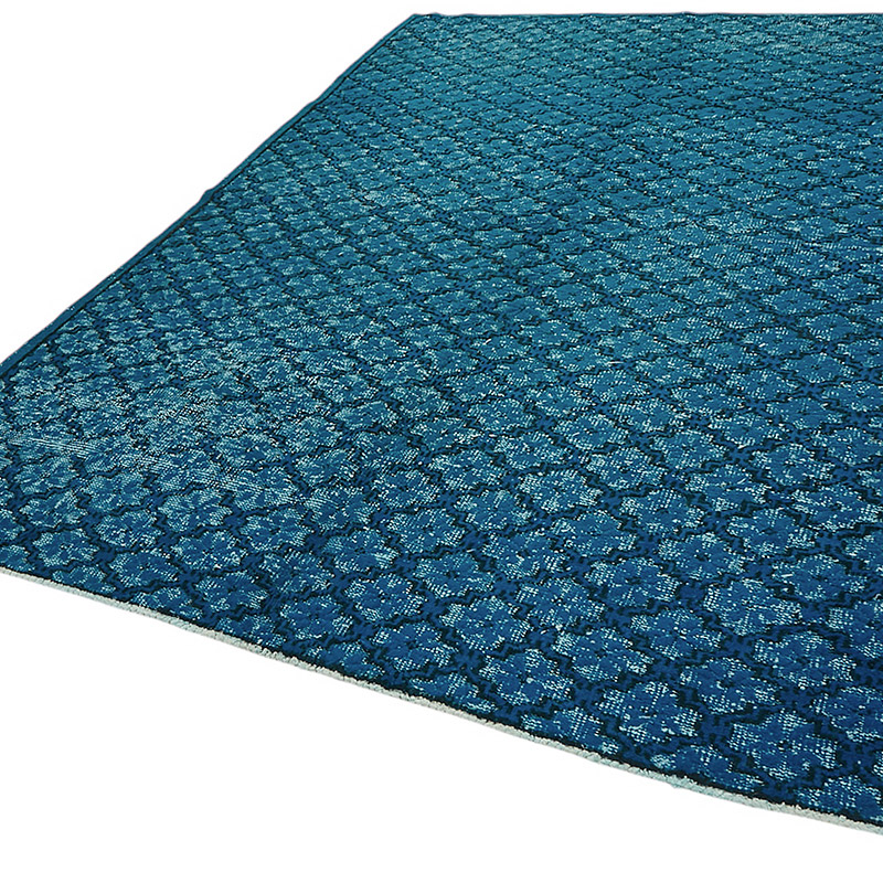 Hand Carved Over-Dyed Rug - 6' 11" x 8' 10" (83" x 106") - K0080831