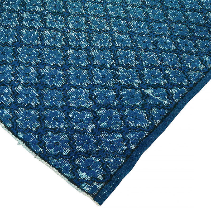 Hand Carved Over-Dyed Rug - 6' 11" x 8' 10" (83" x 106") - K0080831