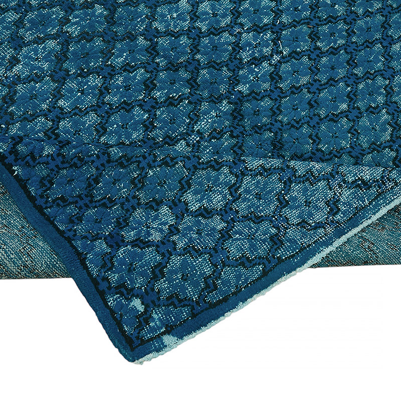 Hand Carved Over-Dyed Rug - 6' 11" x 8' 10" (83" x 106") - K0080831