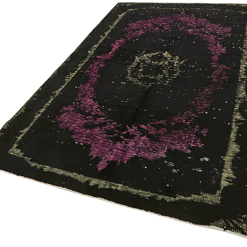 Hand Carved Over-Dyed Rug - 5' 3" x 8' 5" (63" x 101") - K0080832