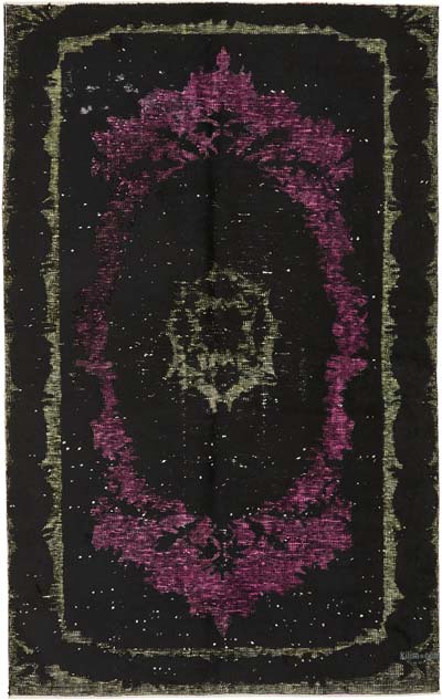 Hand Carved Over-Dyed Rug - 5' 3" x 8' 5" (63" x 101")