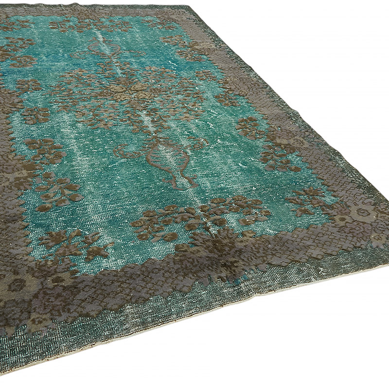 Alfombra Tallada a Mano Sobre Teñida - 196 cm x 330 cm - K0080833