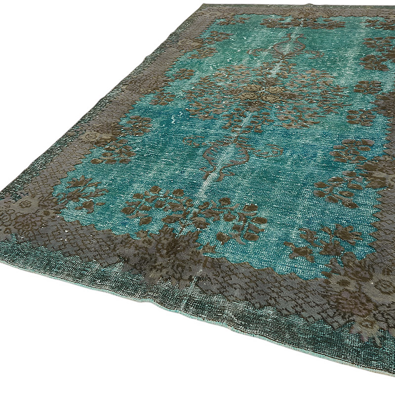 Alfombra Tallada a Mano Sobre Teñida - 196 cm x 330 cm - K0080833