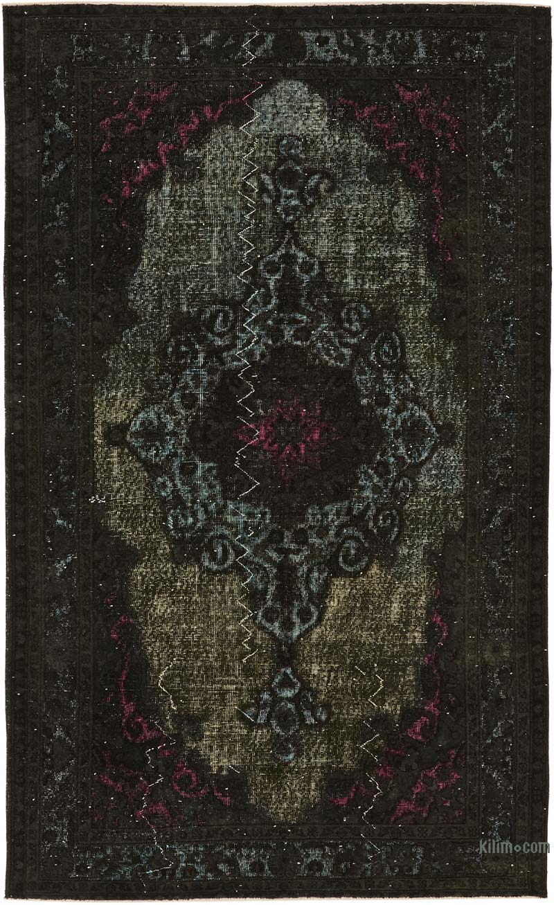 El Oyması Boyalı Halı - 164 cm x 268 cm - K0080836