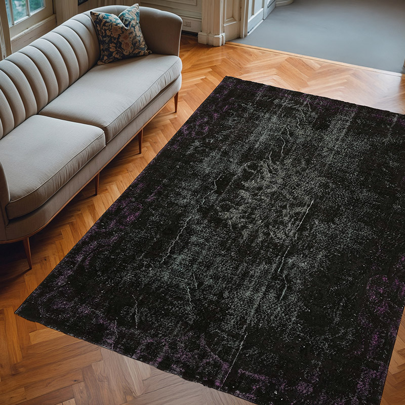 El Oyması Boyalı Halı - 193 cm x 270 cm - K0080837