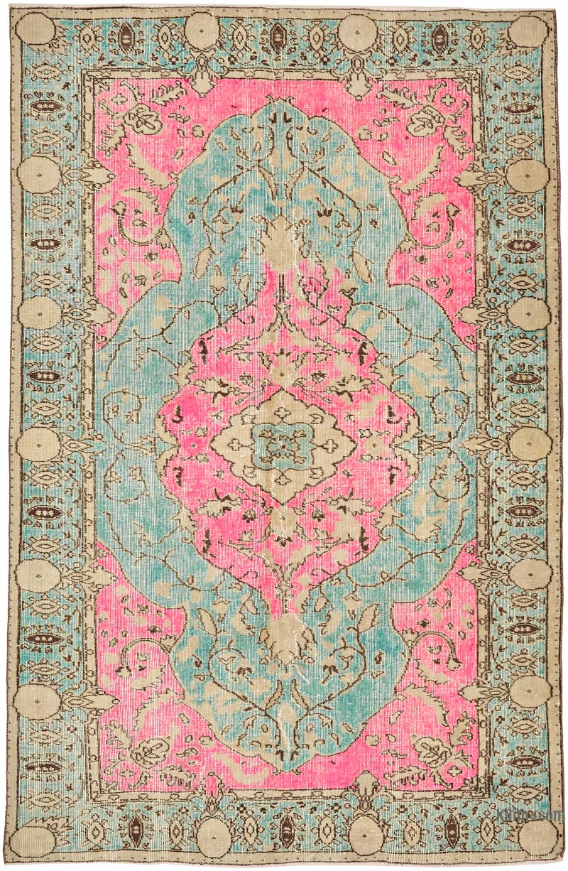 El Oyması Boyalı Halı - 173 cm x 273 cm - K0080839