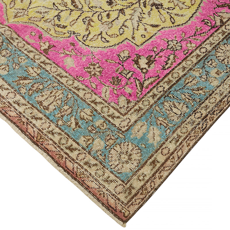 Hand Carved Over-Dyed Rug - 6' 3" x 10' 9" (75" x 129") - K0080840