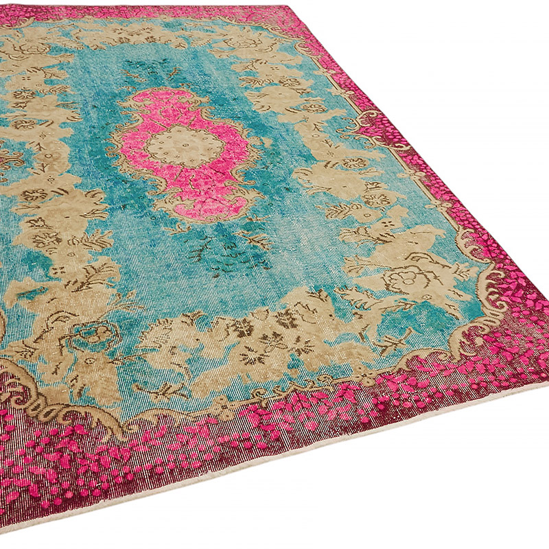El Oyması Boyalı Halı - 163 cm x 266 cm - K0080841