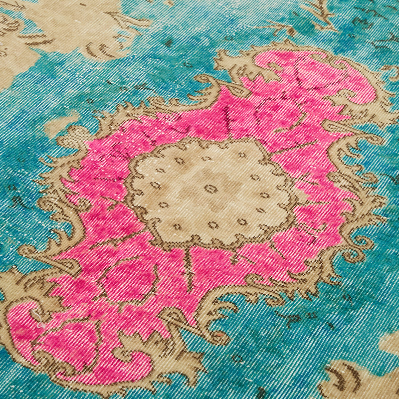 El Oyması Boyalı Halı - 163 cm x 266 cm - K0080841