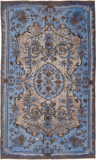 Alfombra Tallada a Mano Sobre Teñida - 202 cm x 340 cm
