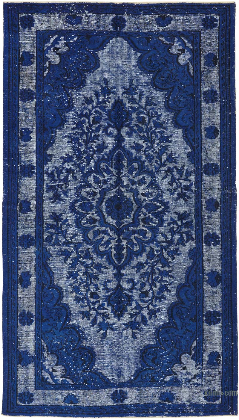 Hand Carved Over-Dyed Rug - 5' 11" x 10' 2" (71" x 122") - K0080848