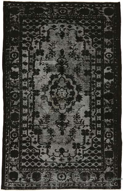 Hand Carved Over-Dyed Rug - 6'  x 9' 6" (72" x 114")