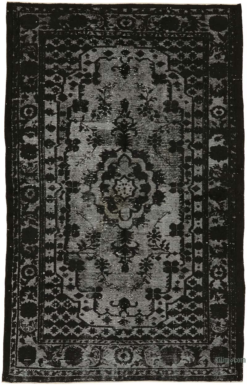 Alfombra Tallada a Mano Sobre Teñida - 182 cm x 289 cm - K0080849