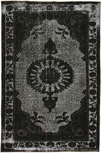 Hand Carved Over-Dyed Rug - 6' 2" x 9' 5" (74" x 113")
