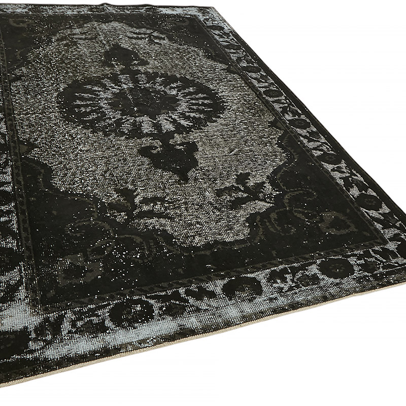 Hand Carved Over-Dyed Rug - 6' 2" x 9' 5" (74" x 113") - K0080850