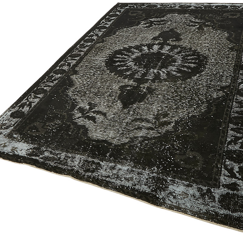 Hand Carved Over-Dyed Rug - 6' 2" x 9' 5" (74" x 113") - K0080850