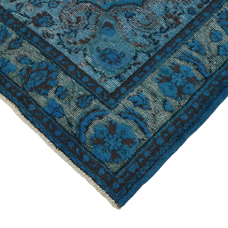 Hand Carved Over-Dyed Rug - 6' 2" x 10'  (74" x 120") - K0080851