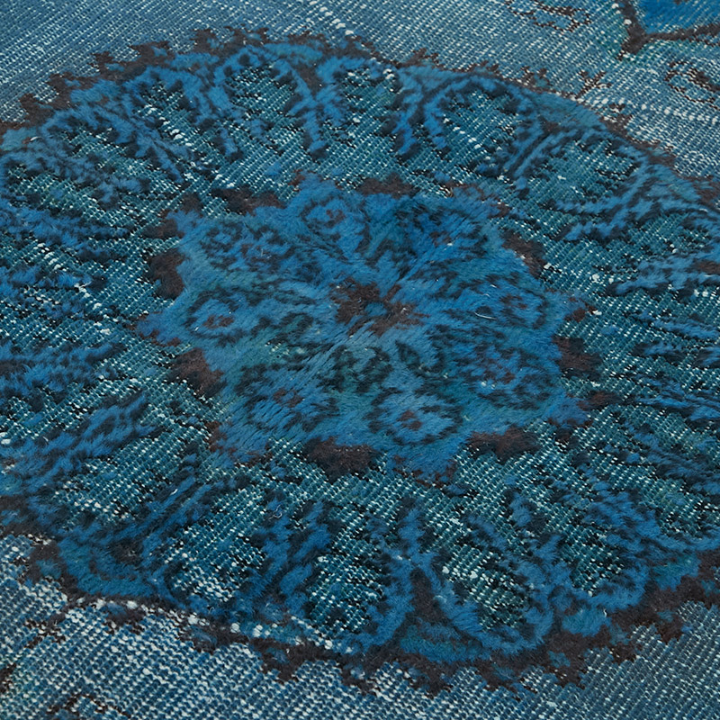 Hand Carved Over-Dyed Rug - 6' 2" x 10'  (74" x 120") - K0080851