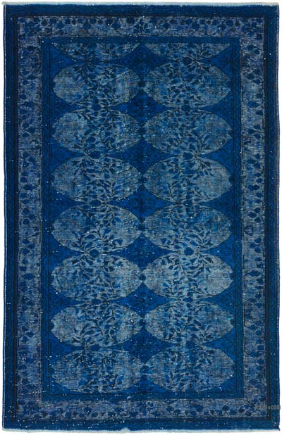 Hand Carved Over-Dyed Rug - 5' 9" x 8' 11" (69" x 107")