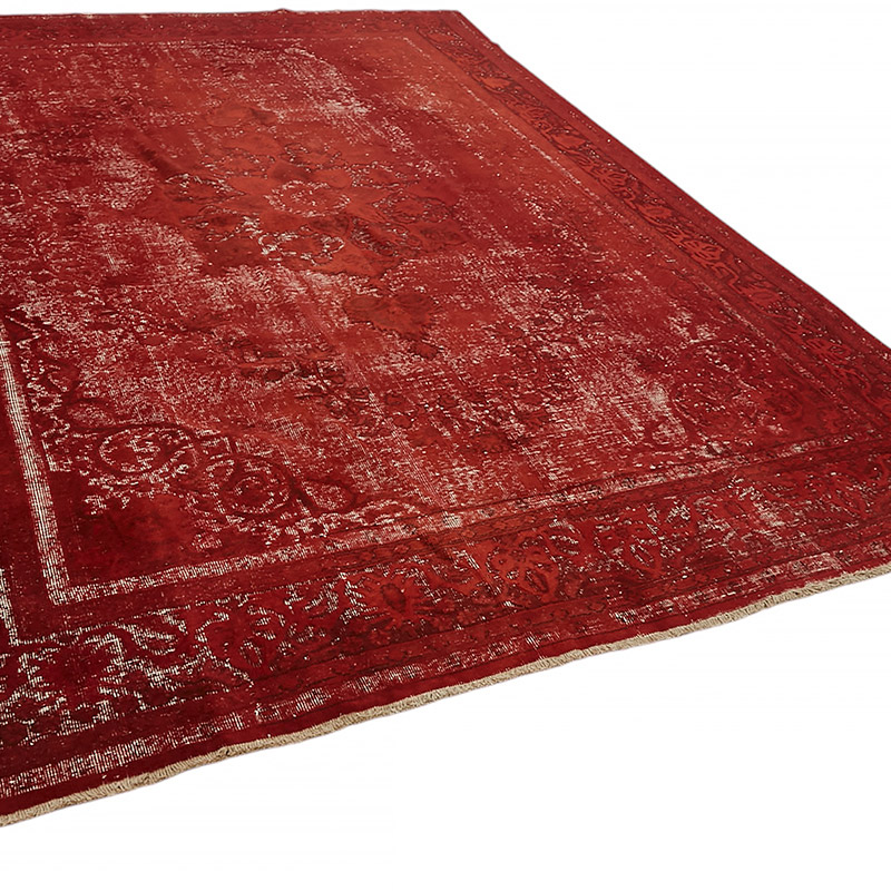 Alfombra Tallada a Mano Sobre Teñida - 269 cm x 377 cm - K0080853