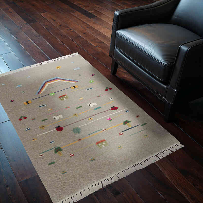 Nueva Alfombra Turca Kilim - K0080855