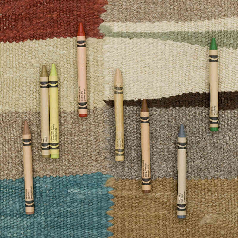 New Handwoven Turkish Kilim Rug - K0080862