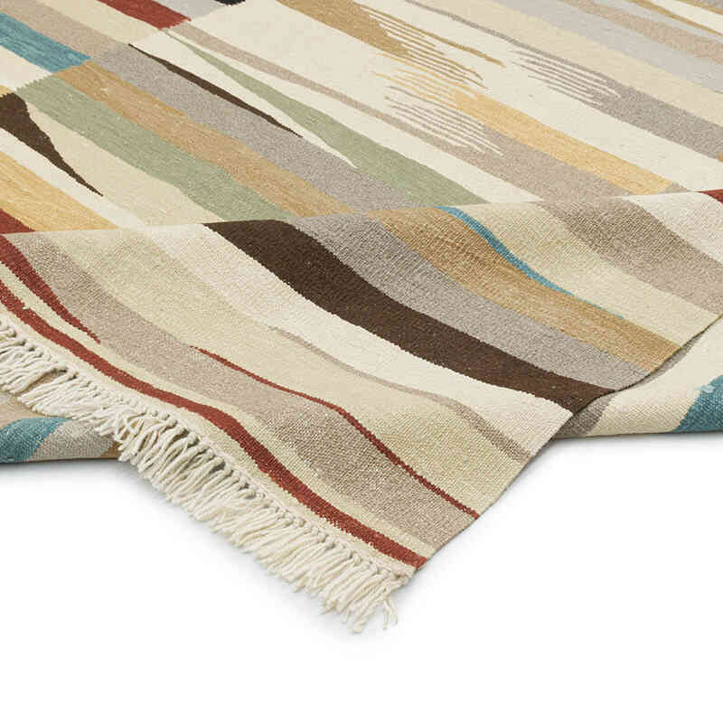 New Handwoven Turkish Kilim Rug - K0080862