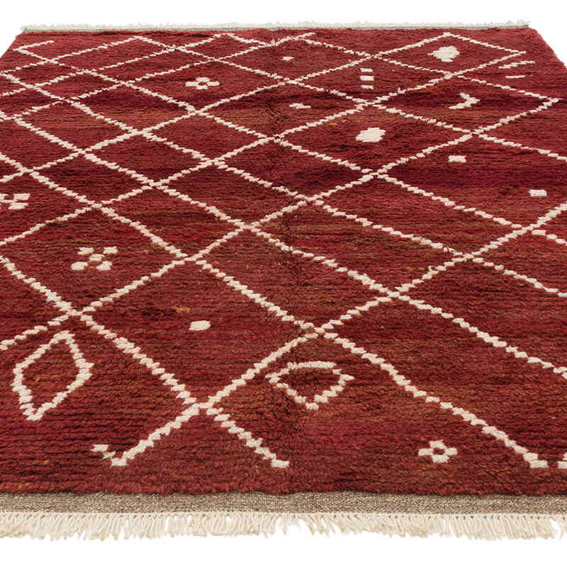 Nuevo  Alfombra 'Tulu' de estilo Marroquí Anudada a Mano - 191 cm x 271 cm - K0080867