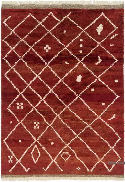 Nuevo  Alfombra 'Tulu' de estilo Marroquí Anudada a Mano - 191 cm x 271 cm