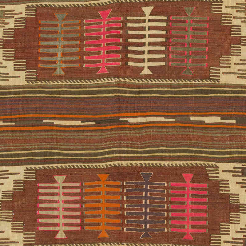 Vintage Karakecili Kilim Rug - 5' 5" x 8' 2" (65" x 98") - K0080872