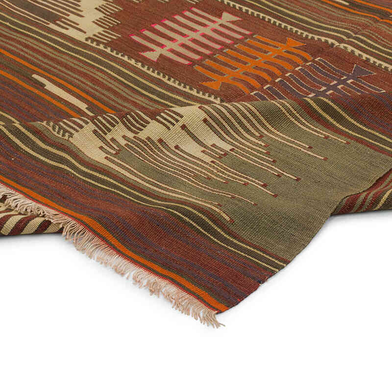 Vintage Karakecili Kilim Rug - 5' 5" x 8' 2" (65" x 98") - K0080872