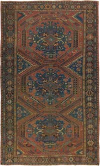 Antique Caucasian Soumak Rug - 8'  x 13' 3" (96" x 159")