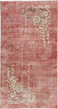 Vintage Turkish Hand-Knotted Rug - 2' 11" x 5' 5" (35" x 65")