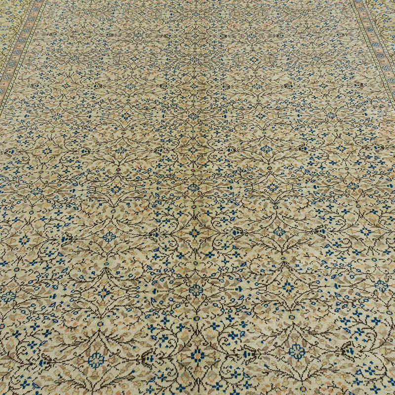 Alfombra Vintage Turca Anudada a Mano - 201 cm x 293 cm - K0080879