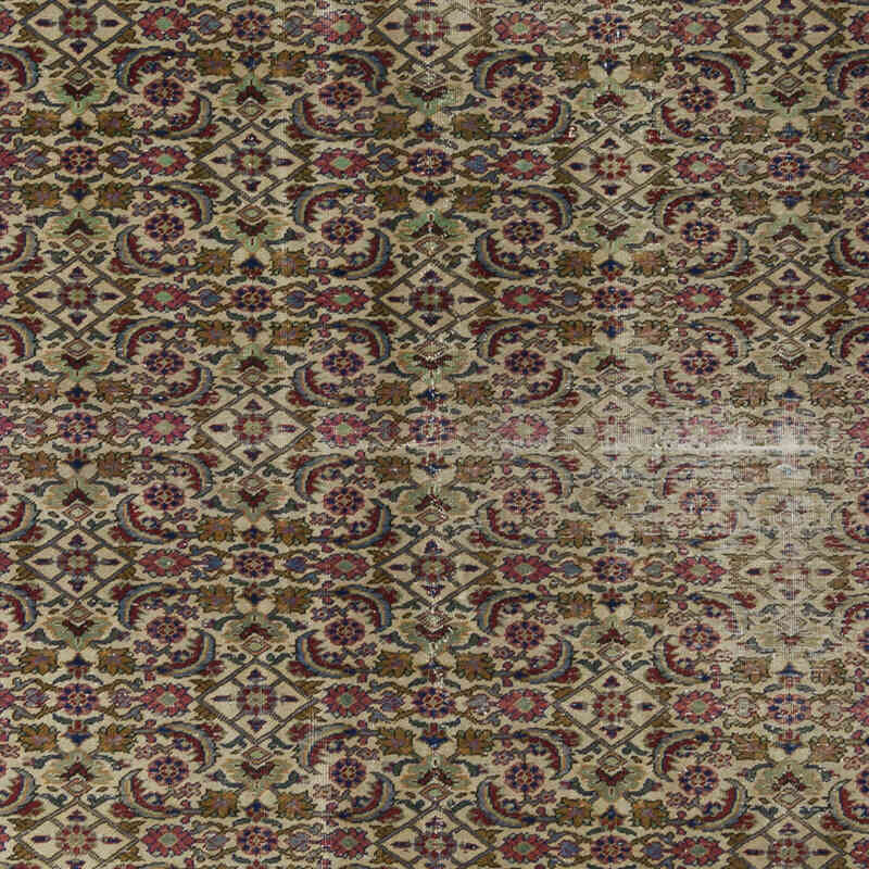 Alfombra Vintage Turca Anudada a Mano - 247 cm x 365 cm - K0080884