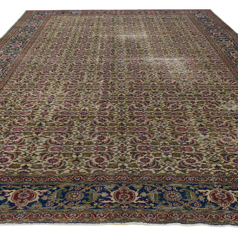 Alfombra Vintage Turca Anudada a Mano - 247 cm x 365 cm - K0080884