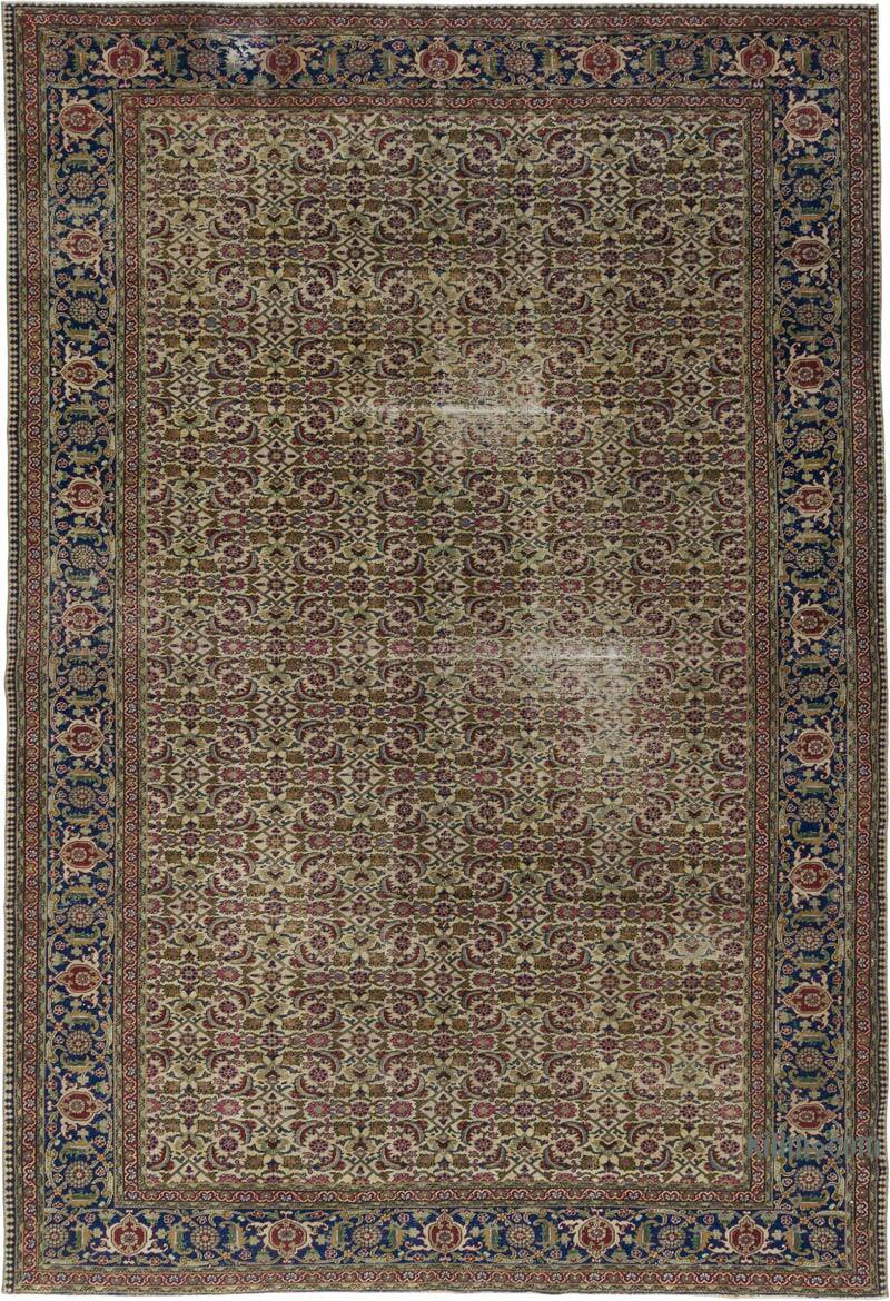 Alfombra Vintage Turca Anudada a Mano - 247 cm x 365 cm - K0080884