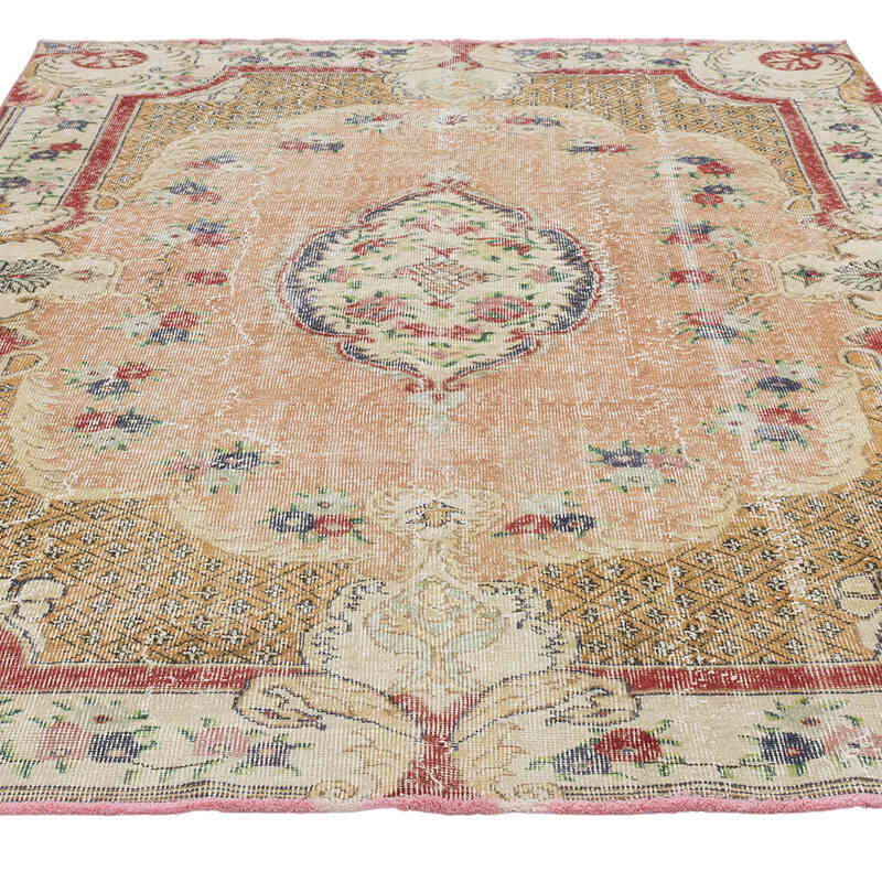 Alfombra Vintage Turca Anudada a Mano - 171 cm x 250 cm - K0080887