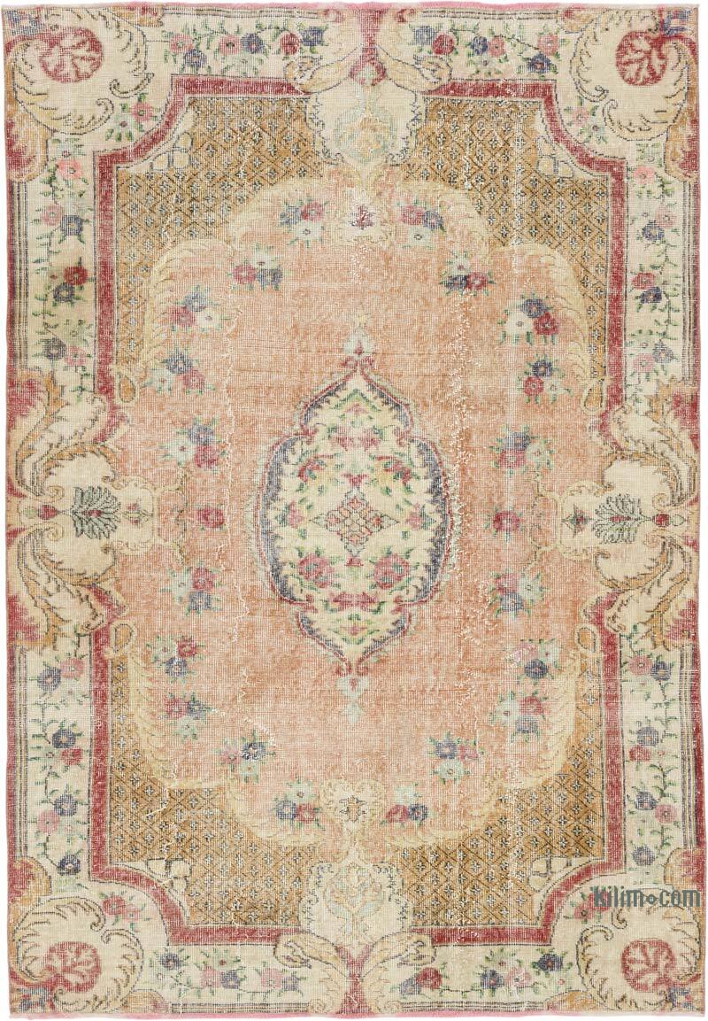 Alfombra Vintage Turca Anudada a Mano - 171 cm x 250 cm - K0080887