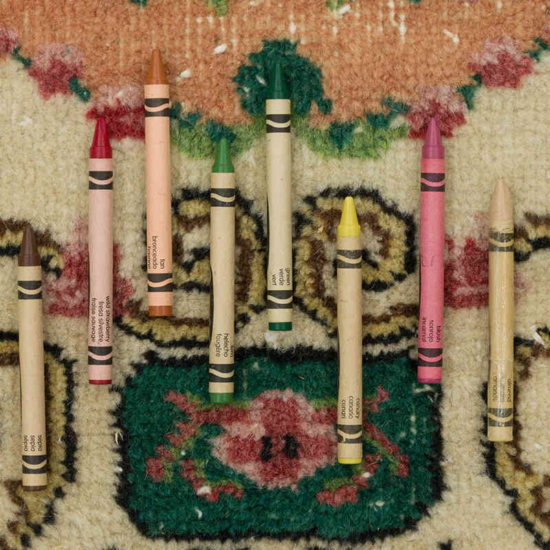 Alfombra Vintage Turca Anudada a Mano - 112 cm x 210 cm - K0080888
